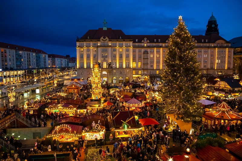 mercado navideño de dresde alemania